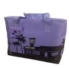 Trader Joe's Lavender Purple LE Reusable Insulated Shopping Eco Tote