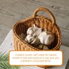 Zerodeko 2Pcs Hanging Storage Basket - Hanging Fruit Basket Wall