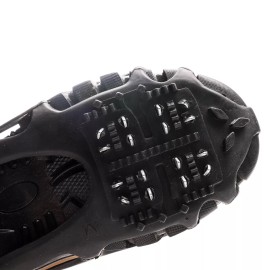 Unbranded Anti Slip Ice Cleats Over Shoe/Boot Snow Ice Walking Fishing  - M-L