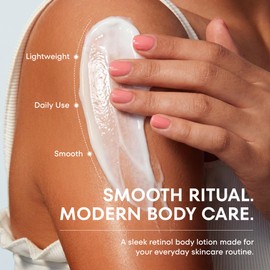 Dermatology Retinol Body Lotion: Firming Moisturizing Body Cream for Dark Spots, Stretch Marks and Mature Crepey Skin, 6 oz (170 g)