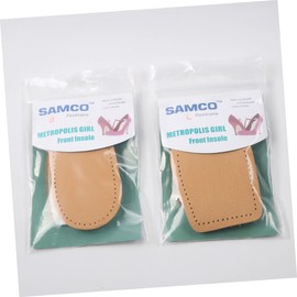 OHPHCALL Thickened Leather Latex Half Insoles for Comfort Forefoot Cushion Design Yellow Reduces Rubbing Chafing for All-day Wear