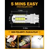 Auxbeam 3157 LED Bulbs White, Super Bright 3156 3057 4157