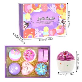 Badebomben Geschenke für Frauen Muttertagsgeschenk, Bio Badekugeln Vegan als Badezusatz, Natürliche Schaumbadebomben, Duschbomben Badeperlen Geburtstagsgeschenk für Mama Oma Freundin Valentinstag