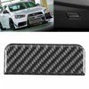 Carbon Fiber Copilot Storage Box Handle Trim Cover Fit for