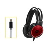 Conceptronic ATHAN01B PC Headsets - Black/Red