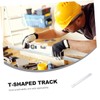 DOITOOL Ergonomic Handle T-Shaped Rail Clamp 300mm Clamp Slot Fixing