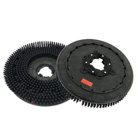 Unviersal Industries 1 Piece Commercial 19 Inch Diameter Heavy Duty Rotary Scrub Brush Fit for Scrubber Machine-Heavy Duty Brush 483mm (Black)
