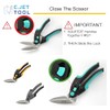 C.JET TOOL 10" Heavy Duty Carpet Cutter, Industrial Scissors, Multipurpose,