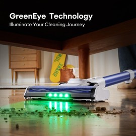 Ultenic Cordless Vacuum Cleaner, 45KPa 500W Stick Vacuum Rechargable, Max 40mins Runtime, Self Standing Design with 1L Dust Cup, Stick Vacuum for Home, Pet Hair, Hardwood Floors (Purple)