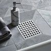 Boltigen Square Shower Drain, 304 Stainless Steel 4 inch Shower