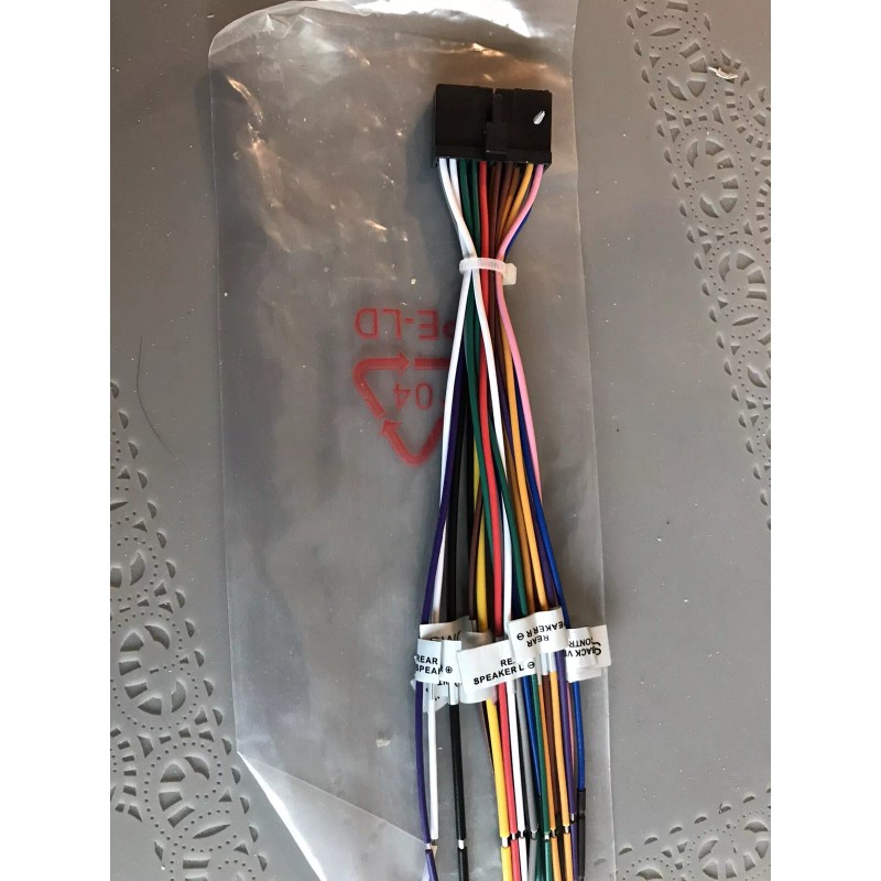 Dual new Wire Harness for XVM279BT 20 Pins Plug