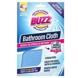 Buzz Microfibre Bathroom Cloth with Germ Shiel