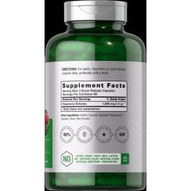 Horbäach Raspberry Ketones | 500mg | 180 Capsules | Non-GMO & Gluten Free | By Horbaach