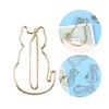 Bewinner Cat Paper Clips,12 Pcs Clip Cat Shaped Unique Stylish