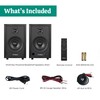 Electrohome McKinley 2.0 Stereo Powered Bookshelf Speakers with Built-in Amplifier