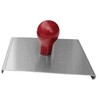 Prince Castle Red Handled Stainless Steel Meat Press, 6"x6" -