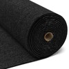 FunStick 24"x160" Large Black Carpet Roll with Padding Attached for