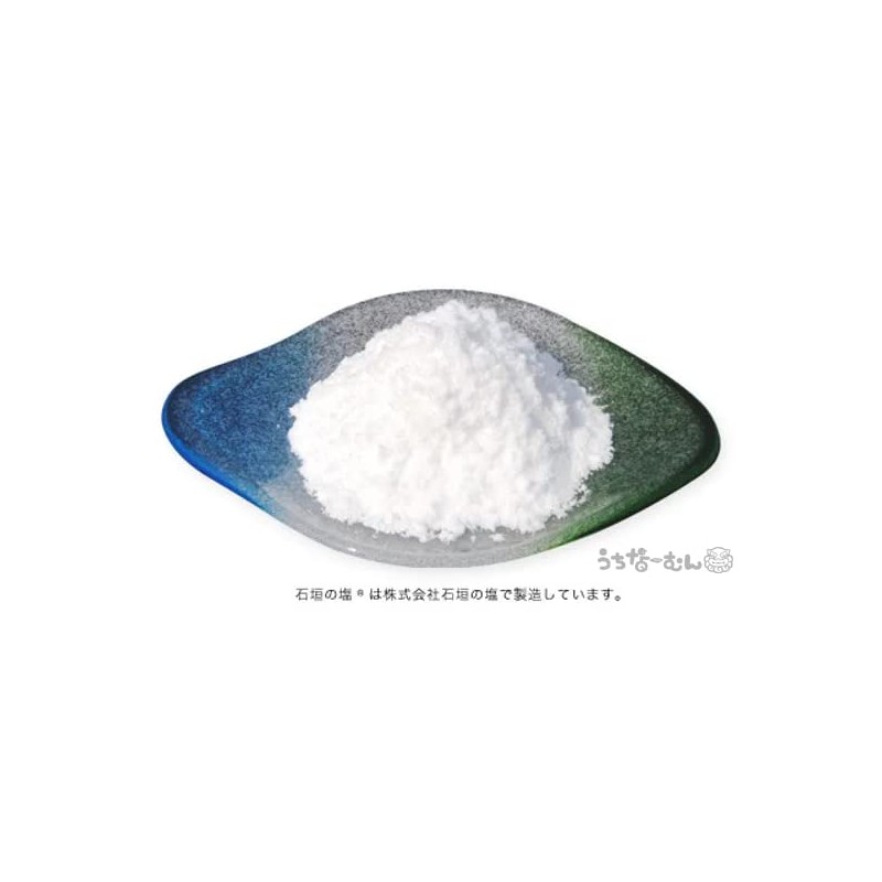 Uchinamun Ishigaki Salt 17.6 oz (500 g), 1 Bag with