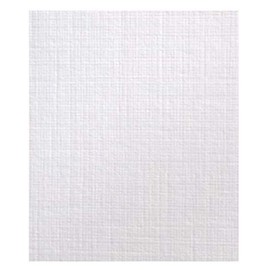 Zanders White A4 Zeta Linen Textured Paper 100gsm x 10 Sheets