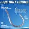 3X-Strong-Octopus-Hooks-Saltwater-Fishing-Circle-Hooks- Stainless Big Game Size 1-13/0