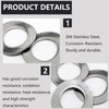 M8 304 Stainless Steel Wave Spring Washer Spring Lock Washer