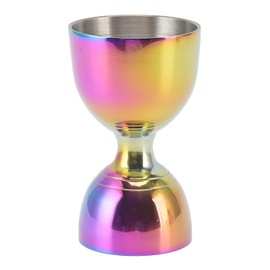 Copper Bell Jigger Premium Double Cocktail Jigger Made from Stainless Steel Bell Jigger Stainless Steel Tool(30/60ml Colorful)