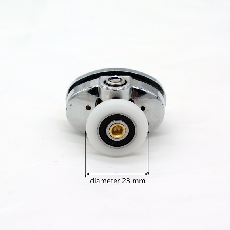 Set of 8 New Oval Butterfly Single Wheel Shower Door