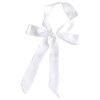 White Fang NC024 Women's Ribbon Tie, Ribbon Tie, Uniform, Bowtie,