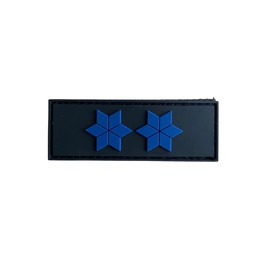 Police Master PVC Rubber Patch with Velcro – Police – Rank – Master