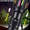 Sulitcamp Super Bright Tactical Flashlight,LED Zoomable High Lumen Flashlights,Dual Light
