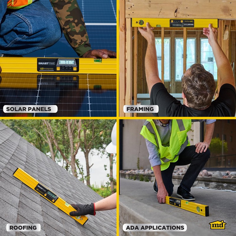 M-D Building Products 92288 SMARTTOOL® 24 Inch Digital Level: Precision