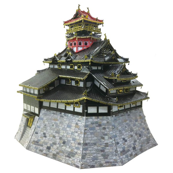 Metallic Nano Puzzle Premium Series Multicolor Azuchi Castle