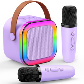 Dislocati Microphone Children, Gift Girls 3–12 Years Mini Microphone Bluetooth Toy from 3–12 Years Girls Karaoke Microphone Children Girls Gifts 4–11 Years Karaoke Children