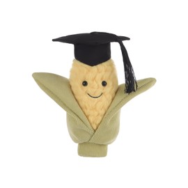 Apricot Lamb Graduated Corn Food Plush Stuffed Animals for Kids, Soft Cute Plush Toys for Baby Girl and Boy, Fluffy Graduated Corn Yellow 7.1 Inches