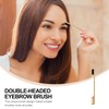 HEALLILY Double-Headed Bamboo Eyebrow Comb and Lash Brush for Women