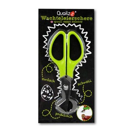 Quailzz Quail Egg Scissors Made of Stainless Steel - Quail Eggs Clean & Quick Open - Special Scissors for Quail Eggs without Splitter - Ideal for Hobby Owners & Gourmets - Lemon