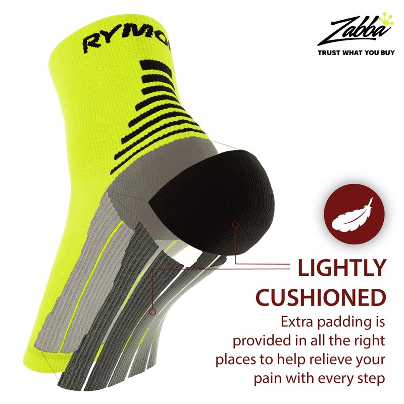 Rymora Plantar Fasciitis Support Socks - Compression Socks for Men