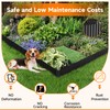 Corrugated Garden Edging,6"×40Ft Galvanized Steel Landscape Edging & Lawn Edging
