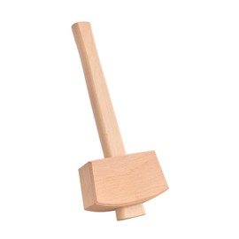 SHINEOFI Wooden Mallet Hammer Multi Purpose Woodworking and Leathercraft Tool for DIY Projects Handcrafted Durable Wood Carving Hand Tool for Creative Craftsmanship and Hand Eye