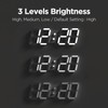 mooas 3D LED Clock, Multi-Function LED Clock (Calendar, Alarm, Temperature)