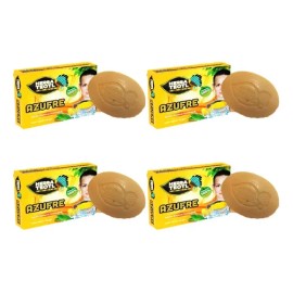 Jabón Artesanal De Azufre 4 Pzs Para Los Barros Y Espinillas                                                                                          