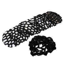 FRCOLOR 8pcs Bun Hair Nets for Women Breathable Crochet Headwear for Ballet Dance and Skating Lightweight Hair Accessories for Dance Schools and Daily Use
