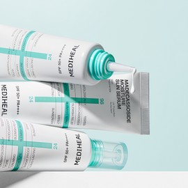 Mediheal [슈퍼적립] [1+1] 메디힐 수분 선세럼 마데카소사이드+피디알엔 톤업 (SPF 50+) 50ml [Super Points] [1+1] Mediheal Hydrating Sun Serum Madecassoside + PRD Network Tone-Up (SPF 50+) 50ml