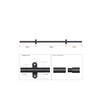 LKCBITION 12FT Extention Track for Sliding Library Ladder Hardware, Track