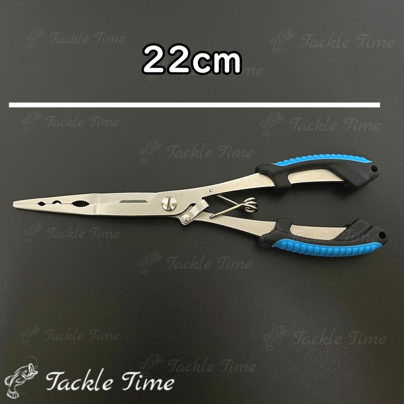 TackleTime Fishing Pliers Long Needle Removal Split Ring Opener Fishing