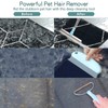 4 Packs Pet Hair Remover Set, Retractable Carpet Scraper Rake,