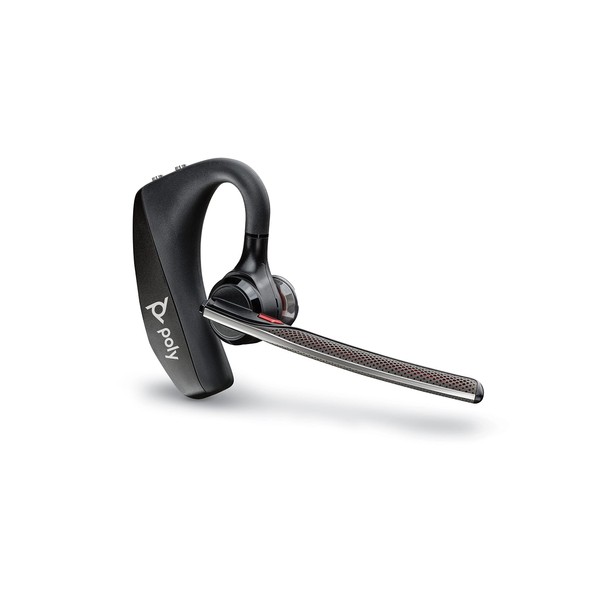 Poly Voyager 5200 Bluetooth Wireless Headset, Monaural Earphones, Noise Cancelling Microphone, Smartphone Compatible