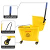 Asking Commercial Plastic Mop Bucket with Side Press Wringer on