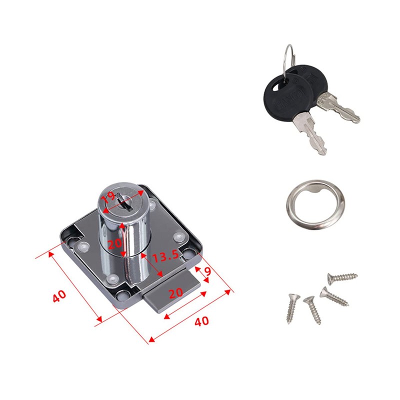 20mm Cam Lock Security Letter Box Lock Cold Rolled Steel