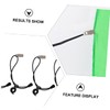 KICHOUSE 4pcs Backdrop Clips for Photography Non- Clothes Pegs for